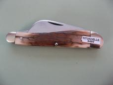   DANIELS FAMILY KNIFE BRANDS-TITUSVILLE CUTLERY-ROOSTER COMB MAMMOTH BARK IVORY #2