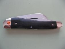   DANIELS FAMILY KNIFE BRANDS-TITUSVILLE CUTLERY-ROOSTER COMB GABON EBONY #2