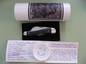 DANIELS FAMILY KNIFE BRANDS-TITUSVILLE CUTLERY-ROOSTER COMB GABON EBONY #3