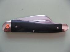   DANIELS FAMILY KNIFE BRANDS-TITUSVILLE CUTLERY-ROOSTER COMB GABON EBONY #3