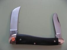   DANIELS FAMILY KNIFE BRANDS-TITUSVILLE CUTLERY-ROOSTER COMB GABON EBONY #3