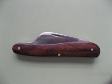   DANIELS FAMILY KNIFE BRANDS-TITUSVILLE CUTLERY-ROOSTER COMB COCOBOLO ROSEWOOD #1