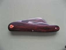   DANIELS FAMILY KNIFE BRANDS-TITUSVILLE CUTLERY-ROOSTER COMB COCOBOLO ROSEWOOD #1