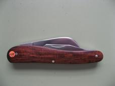   DANIELS FAMILY KNIFE BRANDS-TITUSVILLE CUTLERY-ROOSTER COMB COCOBOLO ROSEWOOD #2
