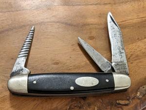 Vintage Utica Cutlery Co KUTMASTER 3 Blade Stockman