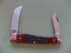   DANIELS FAMILY KNIFE BRANDS-TITUSVILLE CUTLERY-ROOSTER COMB CAROLINA WINE BONE #1
