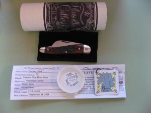 DANIELS FAMILY KNIFE BRANDS-TITUSVILLE CUTLERY-ROOSTER COMB CAROLINA WINE BONE #2