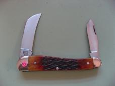   DANIELS FAMILY KNIFE BRANDS-TITUSVILLE CUTLERY-ROOSTER COMB CAROLINA WINE BONE #2