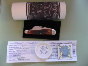 DANIELS FAMILY KNIFE BRANDS-TITUSVILLE CUTLERY-ROOSTER COMB CAROLINA WINE BONE #3
