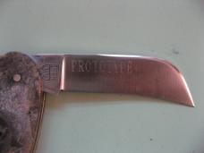   DANIELS FAMILY KNIFE BRANDS-TITUSVILLE CUTLERY-ROOSTER COMB PROTO BUCKEYE BURL