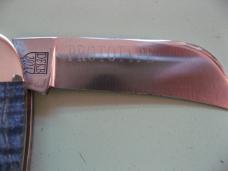   DANIELS FAMILY KNIFE BRANDS-TITUSVILLE CUTLERY-ROOSTER COMB PROTO BLUE BOX ELDER