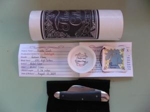 DANIELS FAMILY KNIFE BRANDS-TITUSVILLE CUTLERY-ROOSTER COMB PROTO GABON EBONY