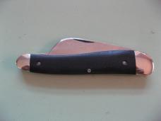   DANIELS FAMILY KNIFE BRANDS-TITUSVILLE CUTLERY-ROOSTER COMB PROTO GABON EBONY