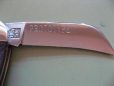   DANIELS FAMILY KNIFE BRANDS-TITUSVILLE CUTLERY-ROOSTER COMB PROTO PURPLE BURL