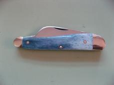  DANIELS FAMILY KNIFE BRANDS-TITUSVILLE CUTLERY-ROOSTER COMB PROTO MERMAID BLUE GIRAFFE