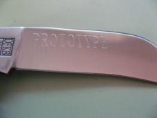   DANIELS FAMILY KNIFE BRANDS-TITUSVILLE CUTLERY-ROOSTER COMB PROTO MERMAID BLUE GIRAFFE SHADOW