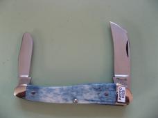   DANIELS FAMILY KNIFE BRANDS-TITUSVILLE CUTLERY-ROOSTER COMB PROTO OLYMPIC BLUE GIRAFFE