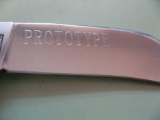   DANIELS FAMILY KNIFE BRANDS-TITUSVILLE CUTLERY-ROOSTER COMB PROTO OLYMPIC BLUE GIRAFFE