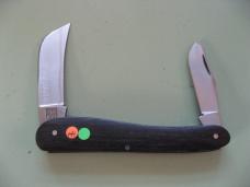  DANIELS FAMILY KNIFE BRANDS-TITUSVILLE CUTLERY-ROOSTER COMB PROTO BOG OAK SHADOW