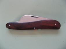  DANIELS FAMILY KNIFE BRANDS-TITUSVILLE CUTLERY-ROOSTER COMB PROTO COCOBOLO WOOD SHADOW