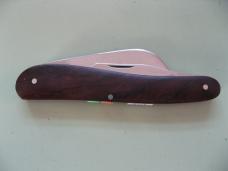   DANIELS FAMILY KNIFE BRANDS-TITUSVILLE CUTLERY-ROOSTER COMB PROTO COCOBOLO WOOD SHADOW
