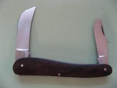   DANIELS FAMILY KNIFE BRANDS-TITUSVILLE CUTLERY-ROOSTER COMB PROTO COCOBOLO WOOD SHADOW
