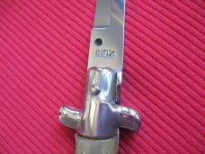 New Old Stock "INOX" 13 Inch Blonde Horn ITALIAN STILETTO Switchblade Knife