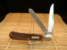 SCHRADE OLD TIMER 96OT BEARHEAD TRAPPER VINTAGE NOS USA MADE HIGH CARBON STEEL MINT POCKET KNIFE 