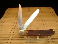 SCHRADE OLD TIMER 96OT BEARHEAD TRAPPER VINTAGE NOS USA MADE HIGH CARBON STEEL MINT POCKET KNIFE 