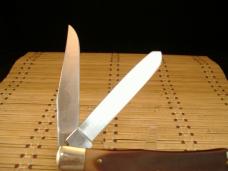 SCHRADE OLD TIMER 96OT BEARHEAD TRAPPER VINTAGE NOS USA MADE HIGH CARBON STEEL MINT POCKET KNIFE 
