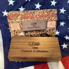 Case xx 1992 Peanut Set In a Wood Display -NOS and M/NM