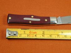 Great Eastern Cutlery GEC Smooth Red Stone ESPL 22 Magnum Knife 221124 NIT Clip Blade