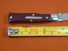 Great Eastern Cutlery GEC Smooth Red Stone ESPL 22 Magnum Knife 220124 NIT Wharncliffe Blade