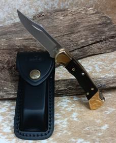 New 2024 Buck USA 112 Ranger Finger Groove 0112BRFSG-B Folding Hunter