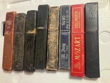 9 OLD STRAIGHT RAZOR BOXES