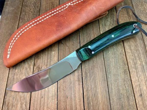 Dunn by Green Improved Skinner Fixed Blade Green Dymondwood 2003 KS Dunn by Green Improved Skinner Fixed Blade Green Dymondwood 2003 KS