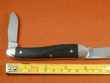 Titusville Cutlery 2024 Smooth Gabon Ebony Wood Rooster Comb Farmer Knife Rare 1 of 70 COA USA 5