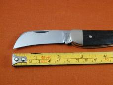 Titusville Cutlery 2024 Smooth Gabon Ebony Wood Rooster Comb Farmer Knife Rare 1 of 70 COA USA 5
