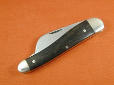 Titusville Cutlery 2024 Smooth Gabon Ebony Wood Rooster Comb Farmer Knife Rare 1 of 70 COA USA 5