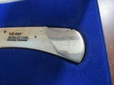 Parker Cut. Co. 1982 World's Fair Big Lou Ltd Ed Pocket Knife COA-SIGNED SN#4629