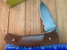 Lone Wolf Blackfoot Cocobolo CPM-S30V Steel Partial Serrated USA Made 
