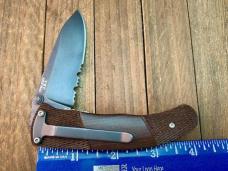 Lone Wolf Blackfoot Cocobolo CPM-S30V Steel Partial Serrated USA Made 