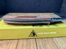 Lone Wolf Blackfoot Cocobolo CPM-S30V Steel Partial Serrated USA Made 