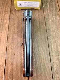Lone Wolf Blackfoot Cocobolo CPM-S30V Steel Partial Serrated USA Made 