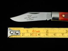 Great Eastern Cutlery GEC Burnt Orange Sawcut Bone 22 Magnum Knife 221124 NIT Clip Blade