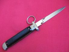 Vintage French Cartailler-Deluc Ring Pull Stiletto Switchblade Knife - Mint