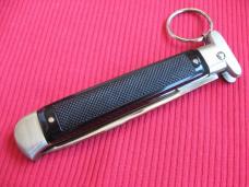 Vintage French Cartailler-Deluc Ring Pull Stiletto Switchblade Knife - Mint