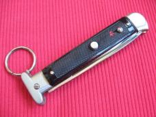Vintage French Cartailler-Deluc Ring Pull Stiletto Switchblade Knife - Mint