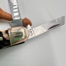 Hen & Rooster Humpback Whittler Stag 3 blade (22)
