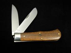 Great Eastern Cutlery GEC Mexican Bocote Wood Scout Trapper Knife 1 of 144 NIT 735221 Made In USA